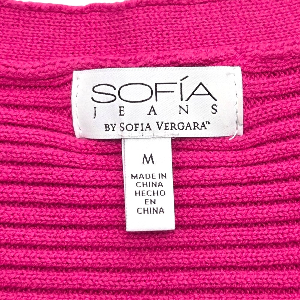 Sofia by Sofia Vergara Vibrant Pink Cardigan NWT - image 5